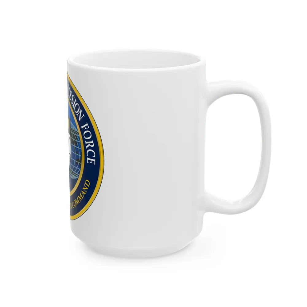 Cyber National Mission Force (U.S. Army) White Coffee Mug-Go Mug Yourself