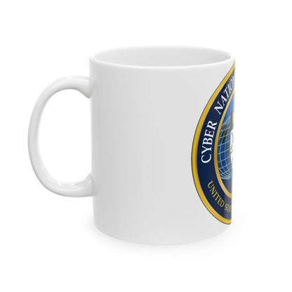 Cyber National Mission Force (U.S. Army) White Coffee Mug-Go Mug Yourself