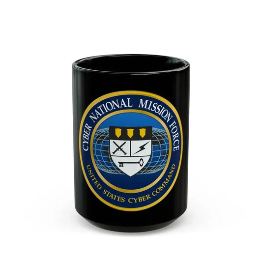 Cyber National Mission Force (U.S. Army) Black Coffee Mug 15oz - Go Mug Yourself