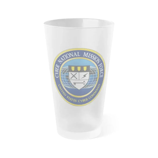 Cyber National Mission Force (U.S. Army) Frosted Pint Glass 16oz Default Title - Go Mug Yourself