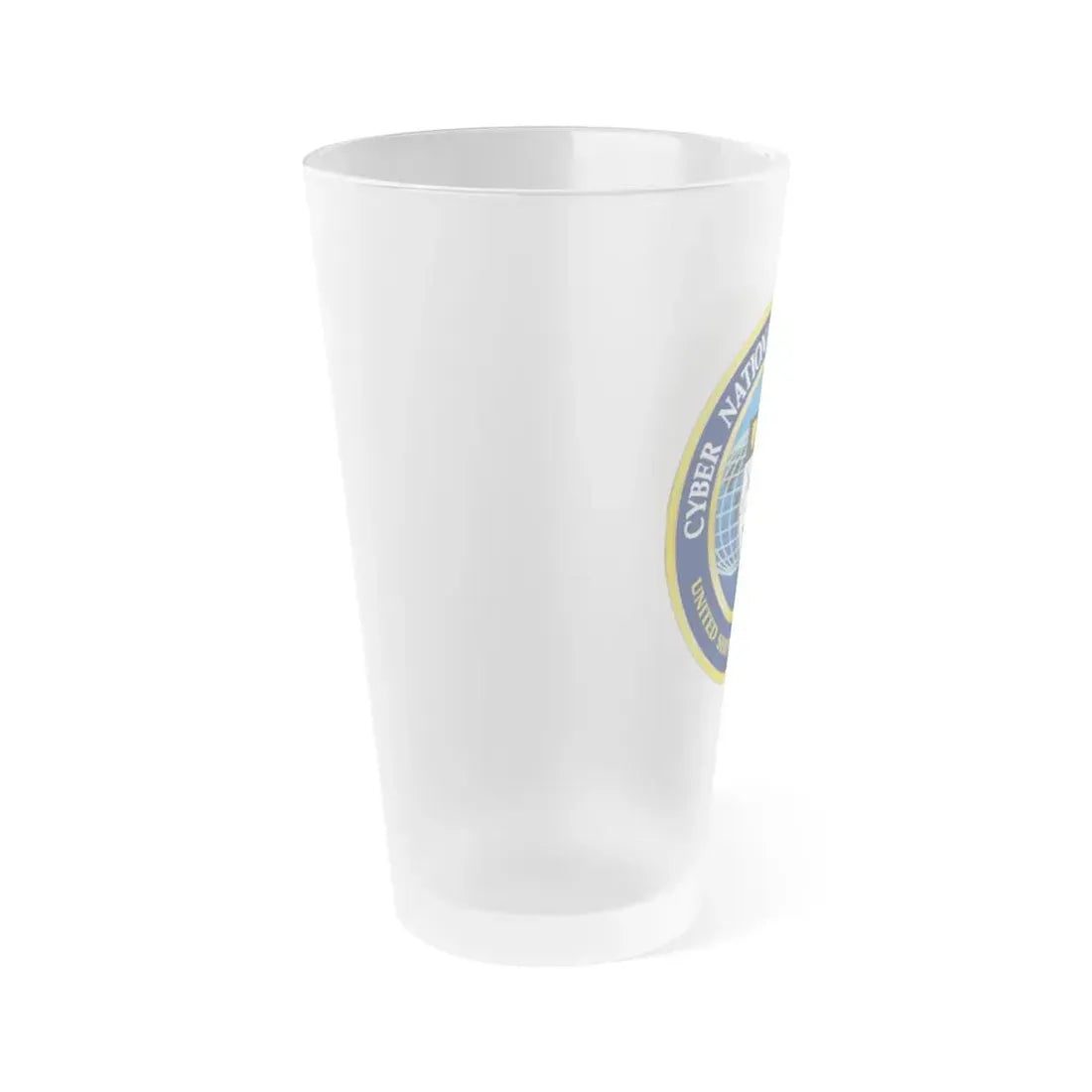 Cyber National Mission Force (U.S. Army) Frosted Pint Glass 16oz - Go Mug Yourself