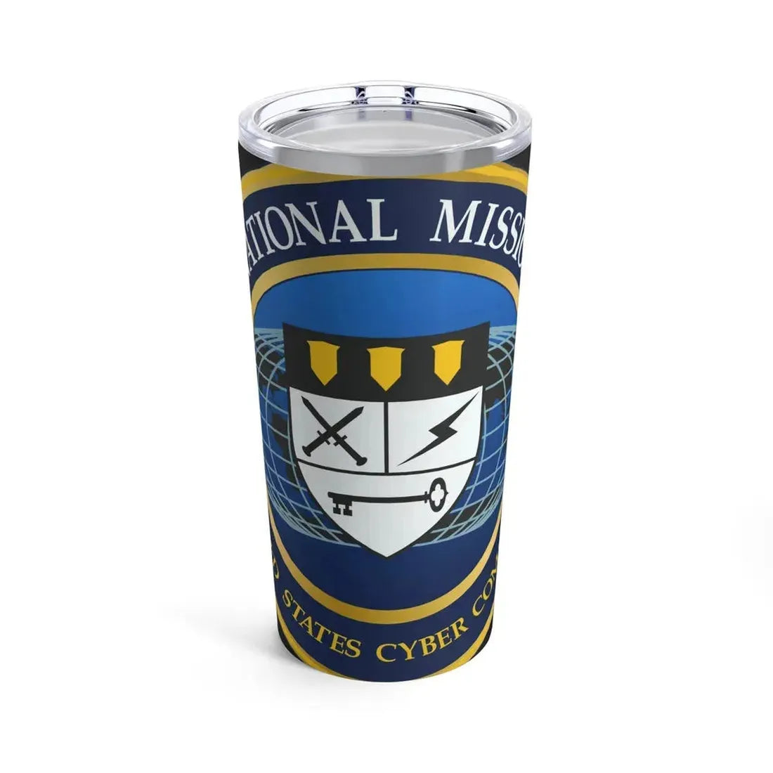 Cyber National Mission Force (U.S. Army) Tumbler 20oz 20oz - Go Mug Yourself