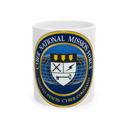 Cyber National Mission Force (U.S. Army) White Coffee Mug 11oz - Go Mug Yourself
