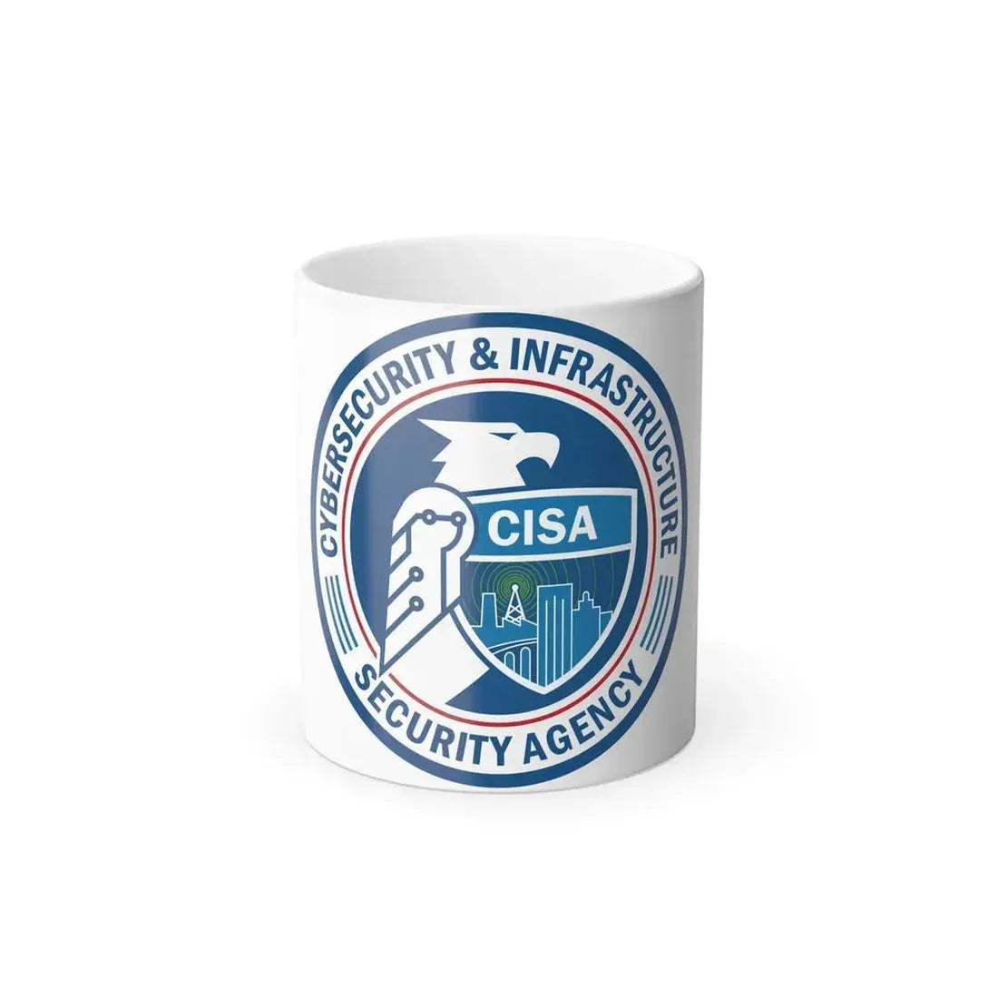 Cybersecurity and Infrastructure Security Agency CISA - Color Changing Coffee Mug 11oz - Go Mug Yourself