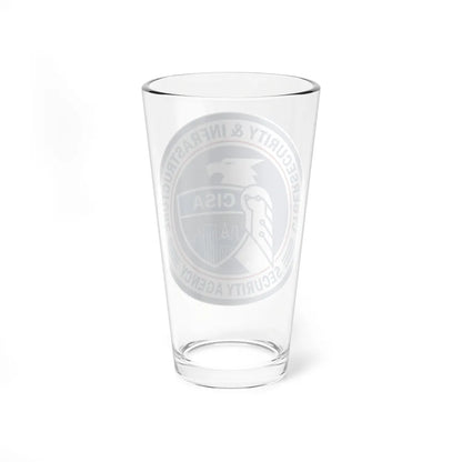 Cybersecurity and Infrastructure Security Agency CISA - Pint Glass 16oz-Go Mug Yourself