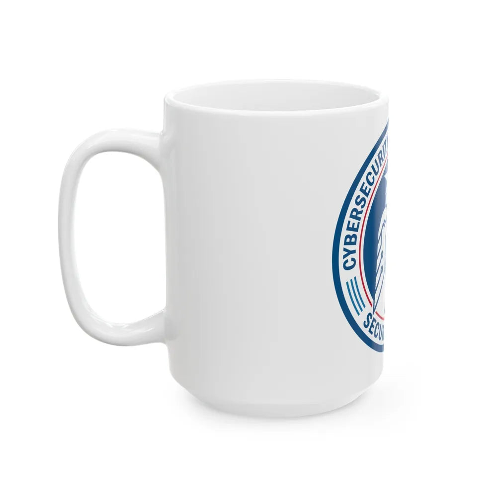 Cybersecurity and Infrastructure Security Agency CISA - White Coffee Mug-Go Mug Yourself