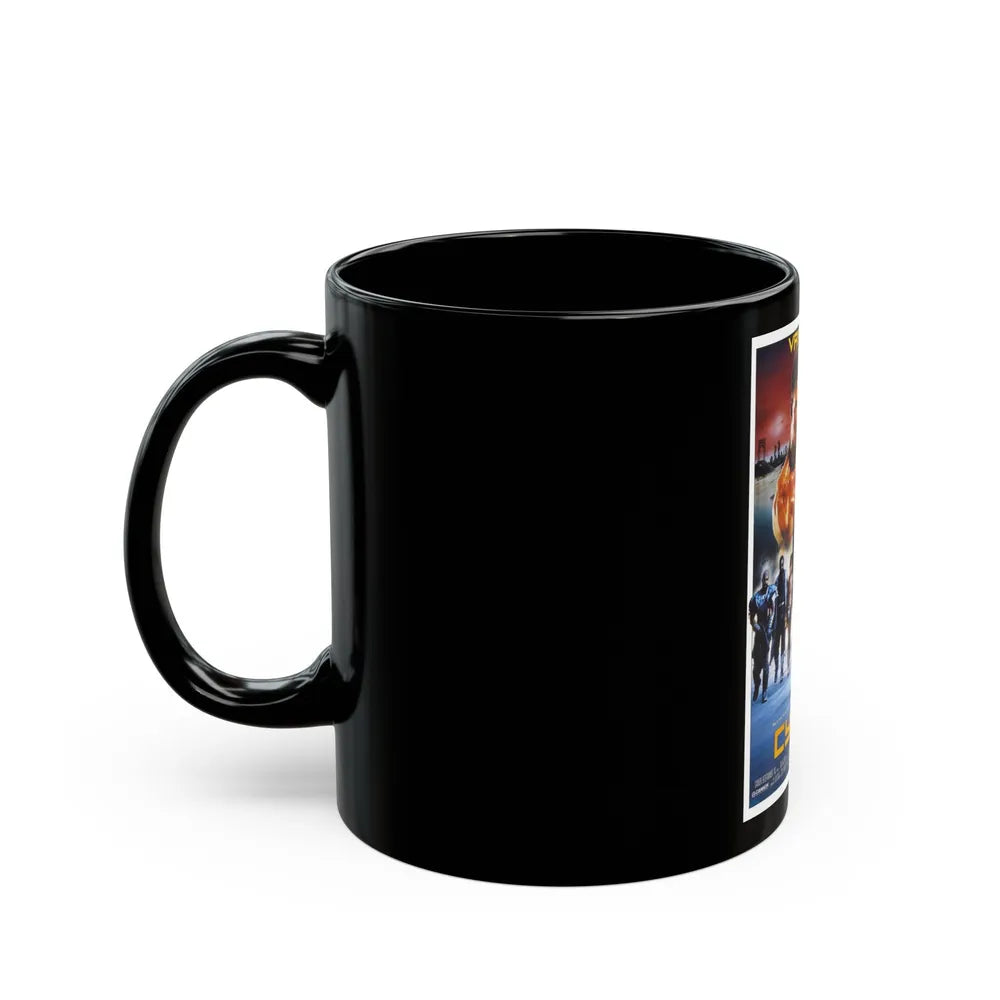 CYBORG 1989 Movie Poster - Black Coffee Mug-Go Mug Yourself