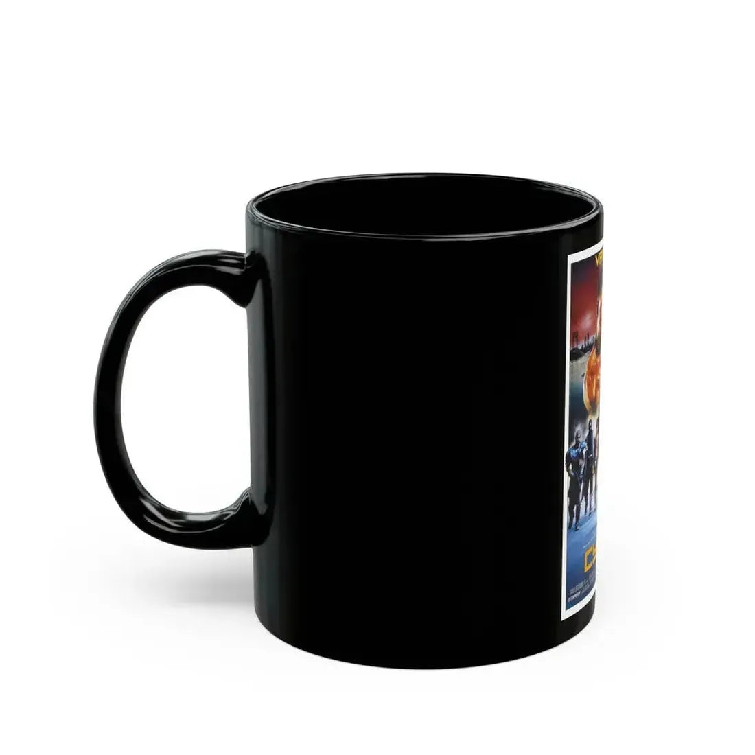 CYBORG 1989 Movie Poster - Black Coffee Mug - Go Mug Yourself