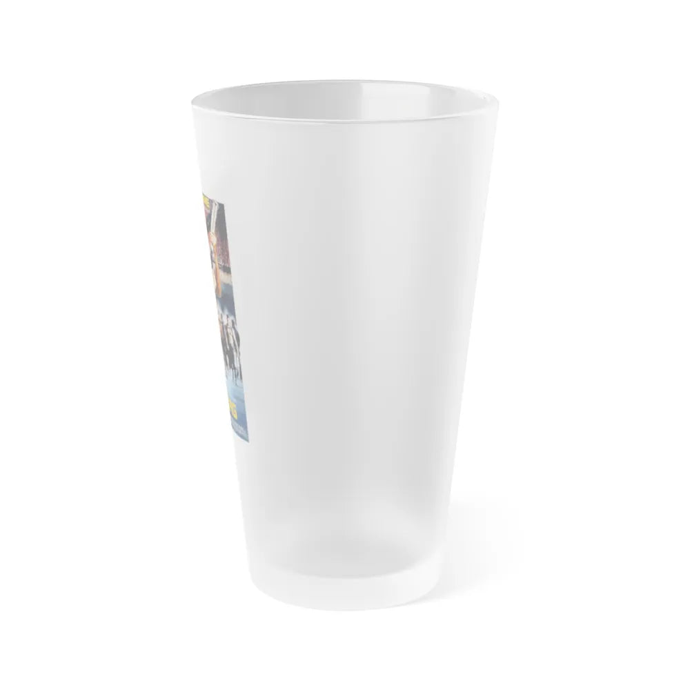 CYBORG 1989 Movie Poster - Frosted Pint Glass 16oz-Go Mug Yourself