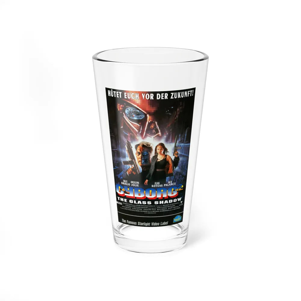 CYBORG 2 (GERMAN) 1993 Movie Poster - Pint Glass 16oz-16oz-Go Mug Yourself