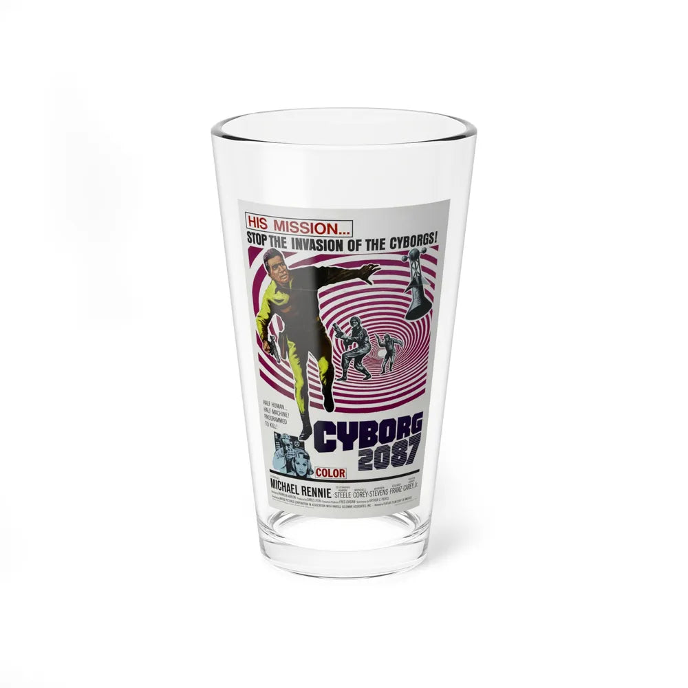 CYBORG 2087 1966 Movie Poster - Pint Glass 16oz-16oz-Go Mug Yourself