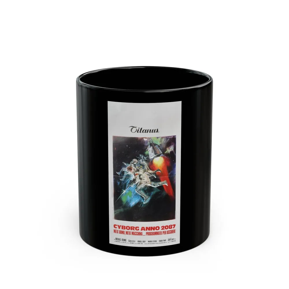 CYBORG 2087 (ITALIAN) 1966 Movie Poster - Black Coffee Mug-11oz-Go Mug Yourself