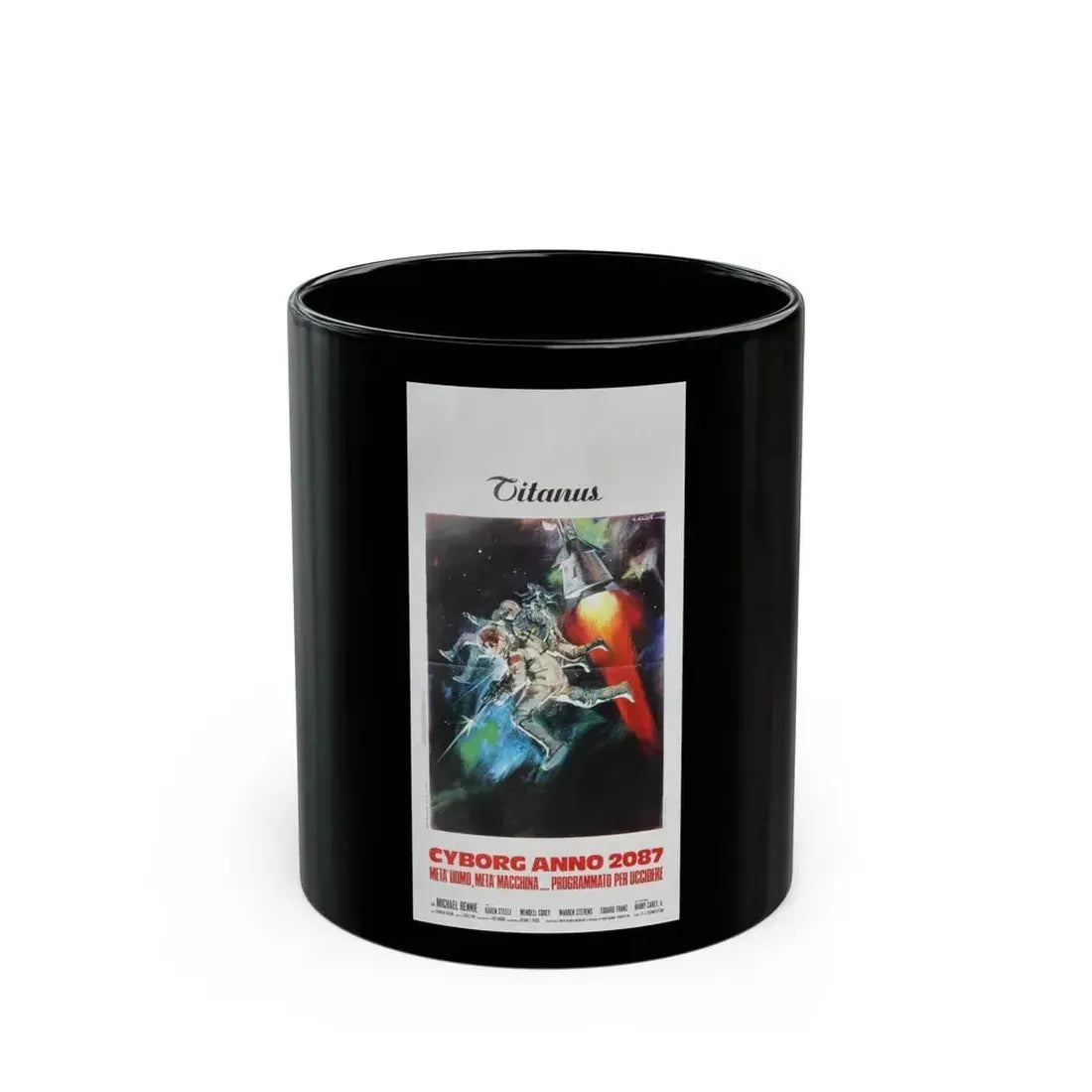 CYBORG 2087 (ITALIAN) 1966 Movie Poster - Black Coffee Mug 11oz - Go Mug Yourself