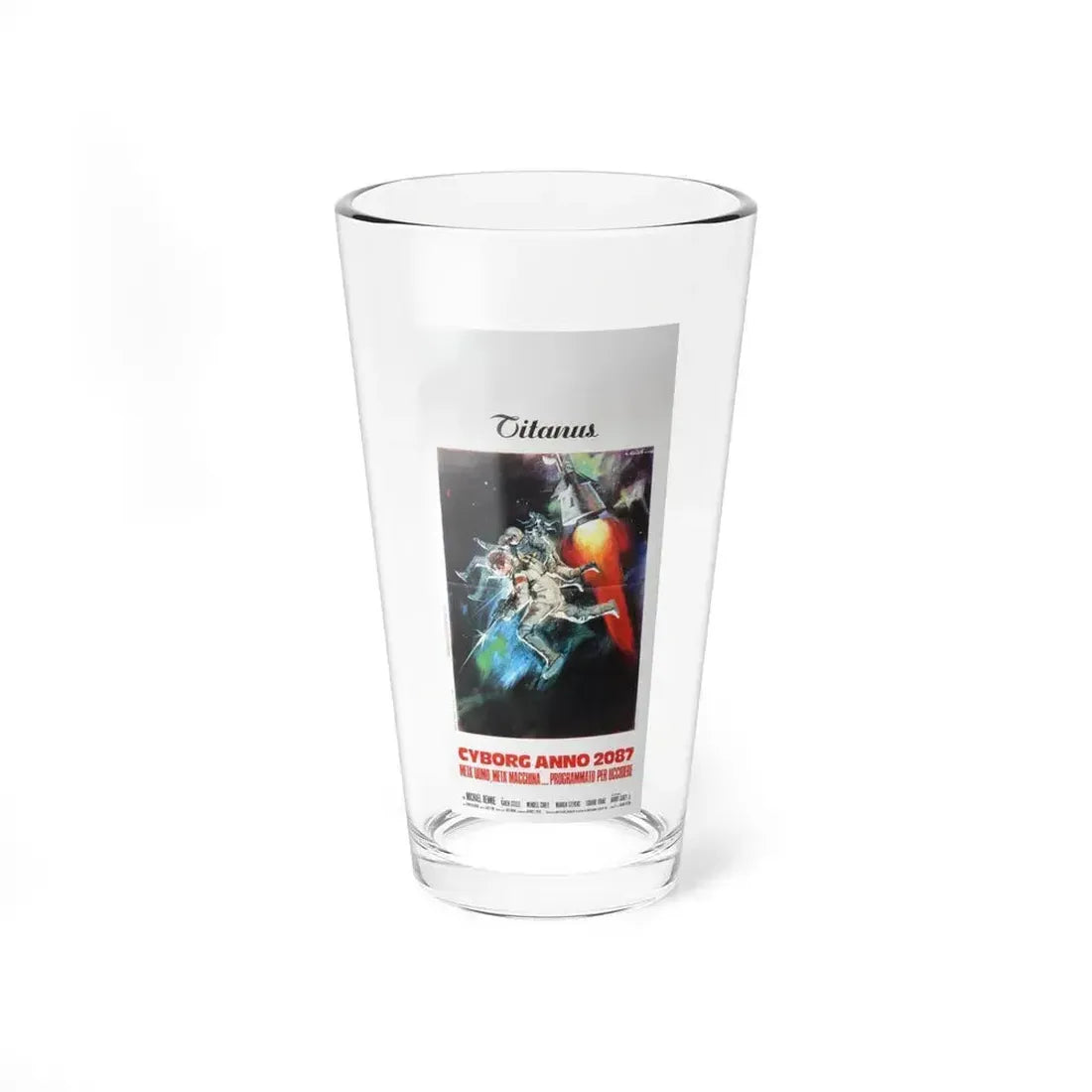 CYBORG 2087 (ITALIAN) 1966 Movie Poster - Pint Glass 16oz 16oz - Go Mug Yourself