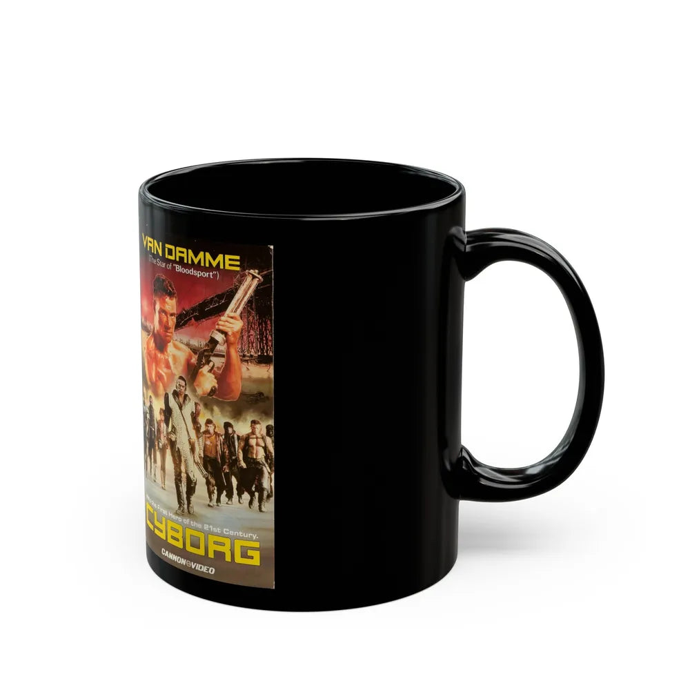 CYBORG (VHS COVER) - Black Coffee Mug-Go Mug Yourself