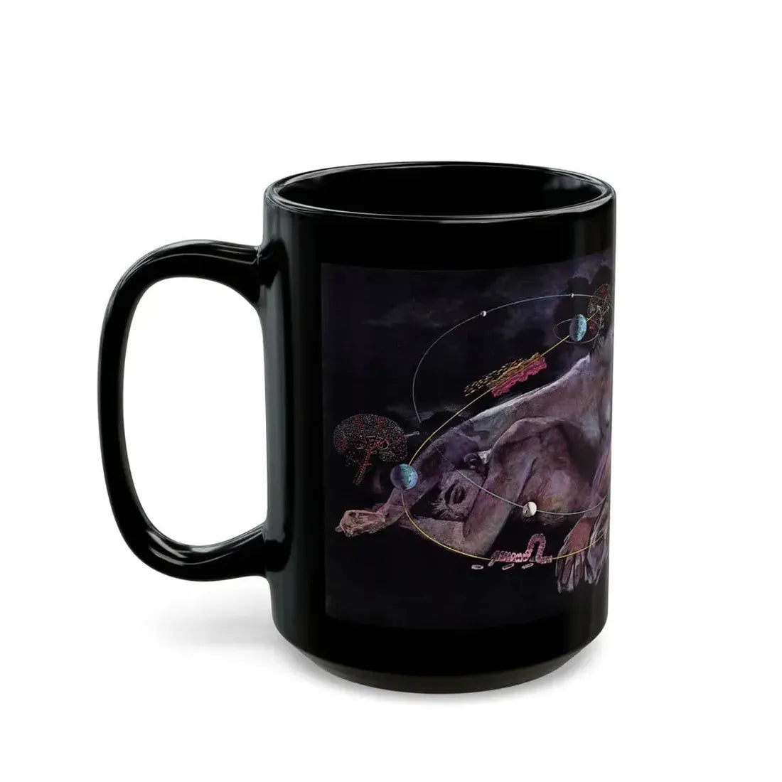 Cycles within the Cosmos Govern Our Actions Too, Life, December 16, 1963 - Black Coffee Mug - Go Mug Yourself