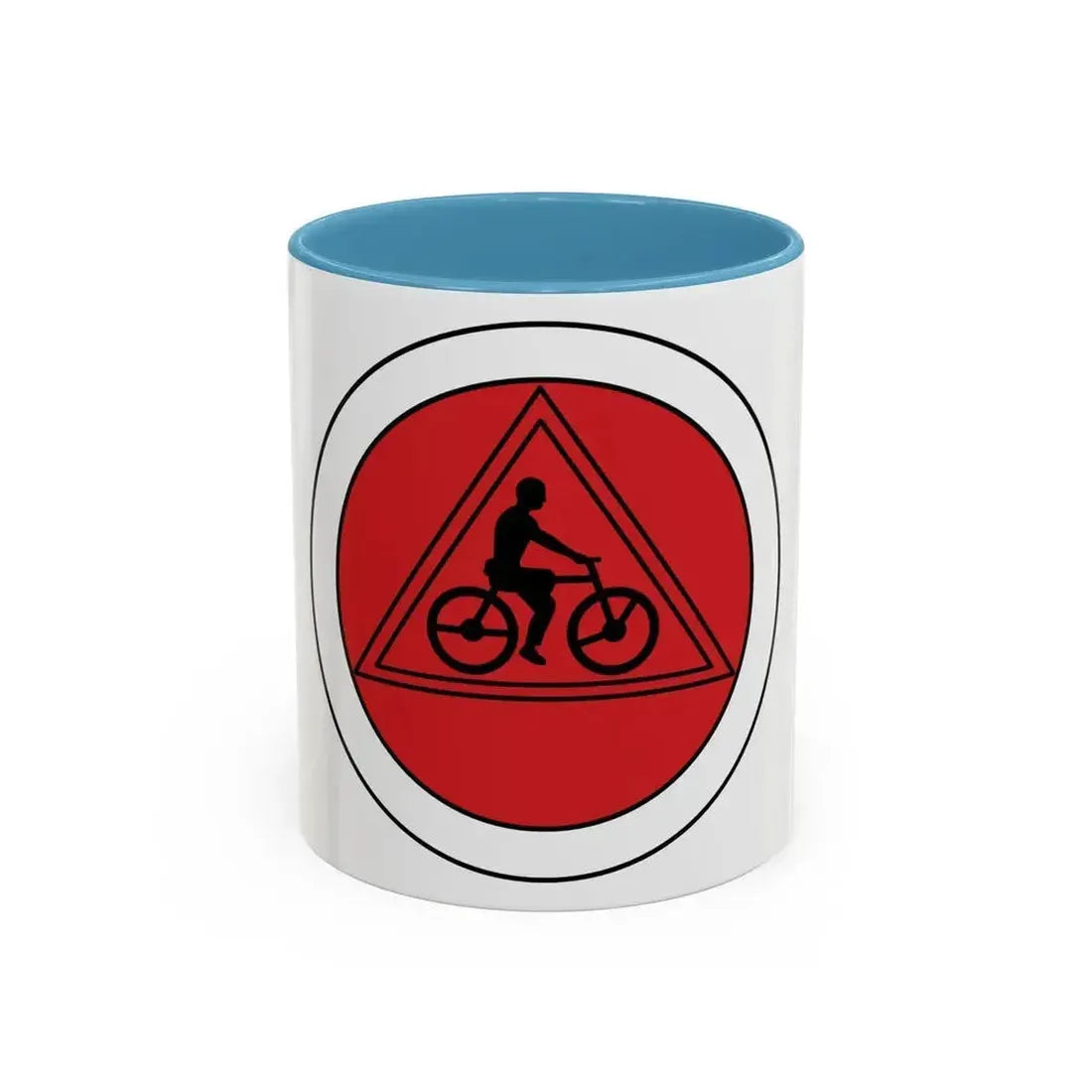 Cycling (Boy Scout Merit Badge) Accent Coffee Mug 11oz Light Blue - Go Mug Yourself