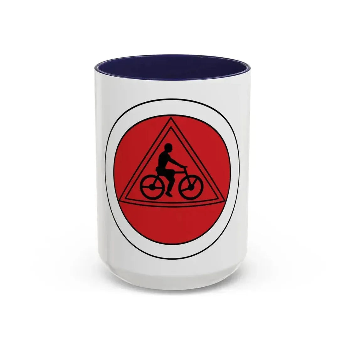 Cycling (Boy Scout Merit Badge) Accent Coffee Mug 15oz Navy - Go Mug Yourself