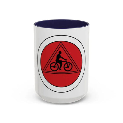 Cycling (Boy Scout Merit Badge) Accent Coffee Mug 15oz Navy - Go Mug Yourself
