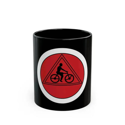 Cycling (Boy Scout Merit Badge) Black Coffee Mug 11oz - Go Mug Yourself
