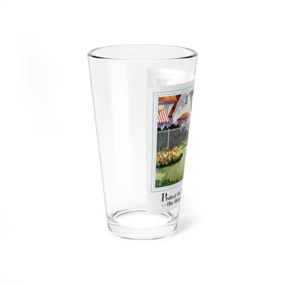 Cyclone Fence ad, 1929 - Pint Glass 16oz-Go Mug Yourself