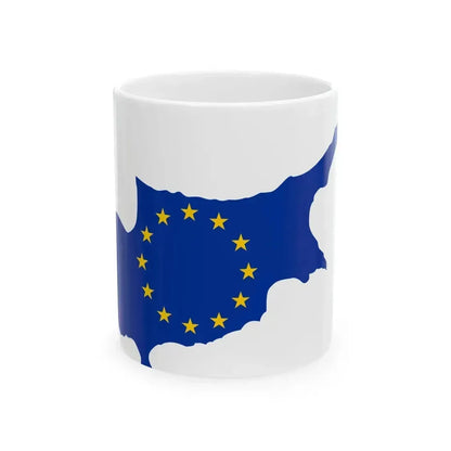 Cyprus EU (Cyprus) White Coffee Mug 11oz - Go Mug Yourself