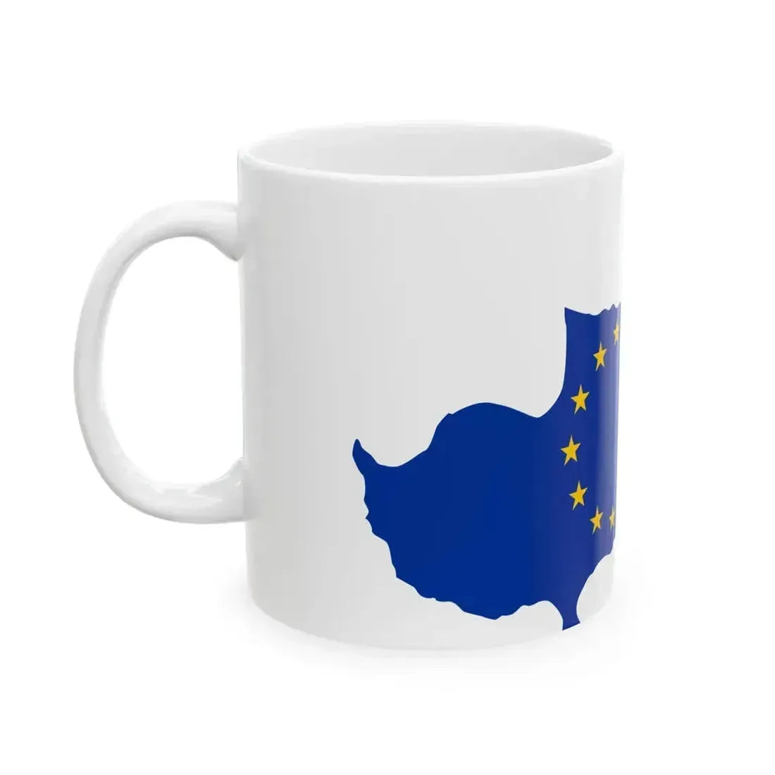 Cyprus EU (Cyprus) White Coffee Mug - Go Mug Yourself
