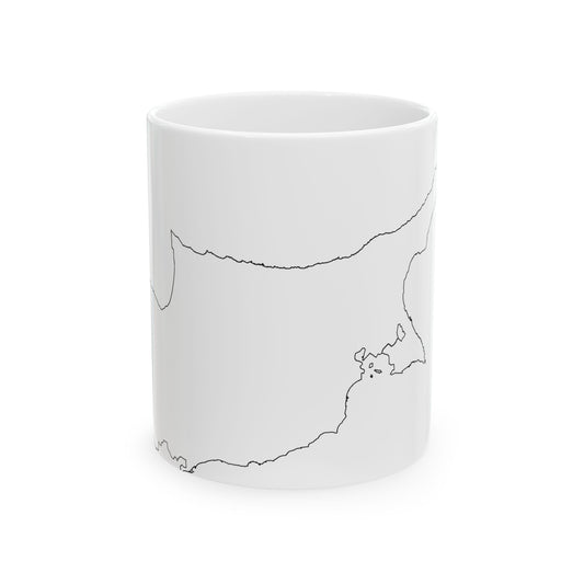 Cyprus-Flagmap (Cyprus) White Coffee Mug-11oz-Go Mug Yourself