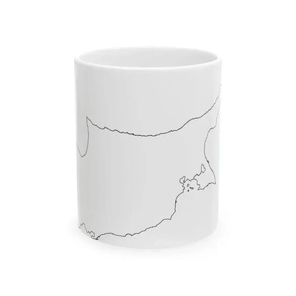 Cyprus-Flagmap (Cyprus) White Coffee Mug 11oz - Go Mug Yourself