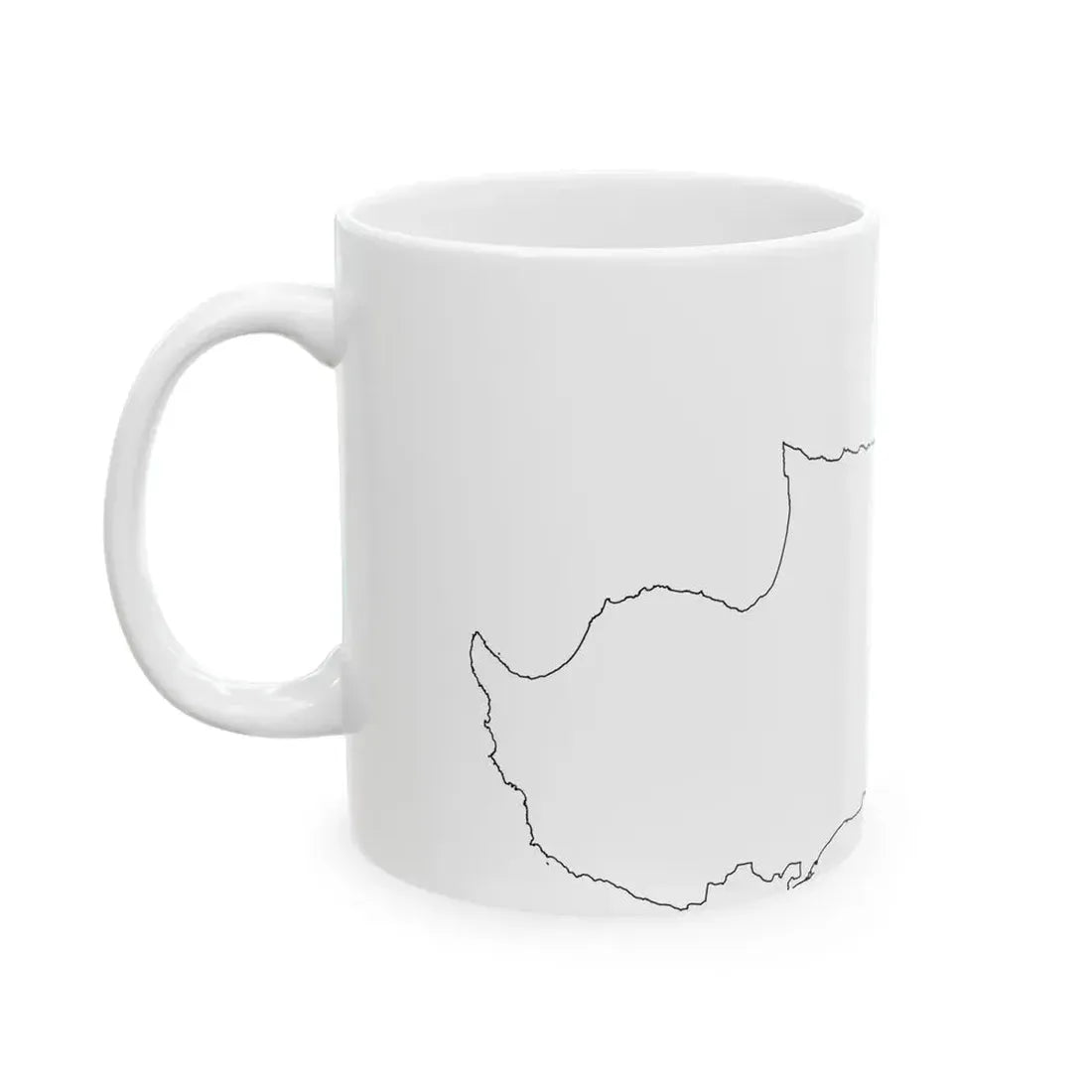 Cyprus-Flagmap (Cyprus) White Coffee Mug - Go Mug Yourself