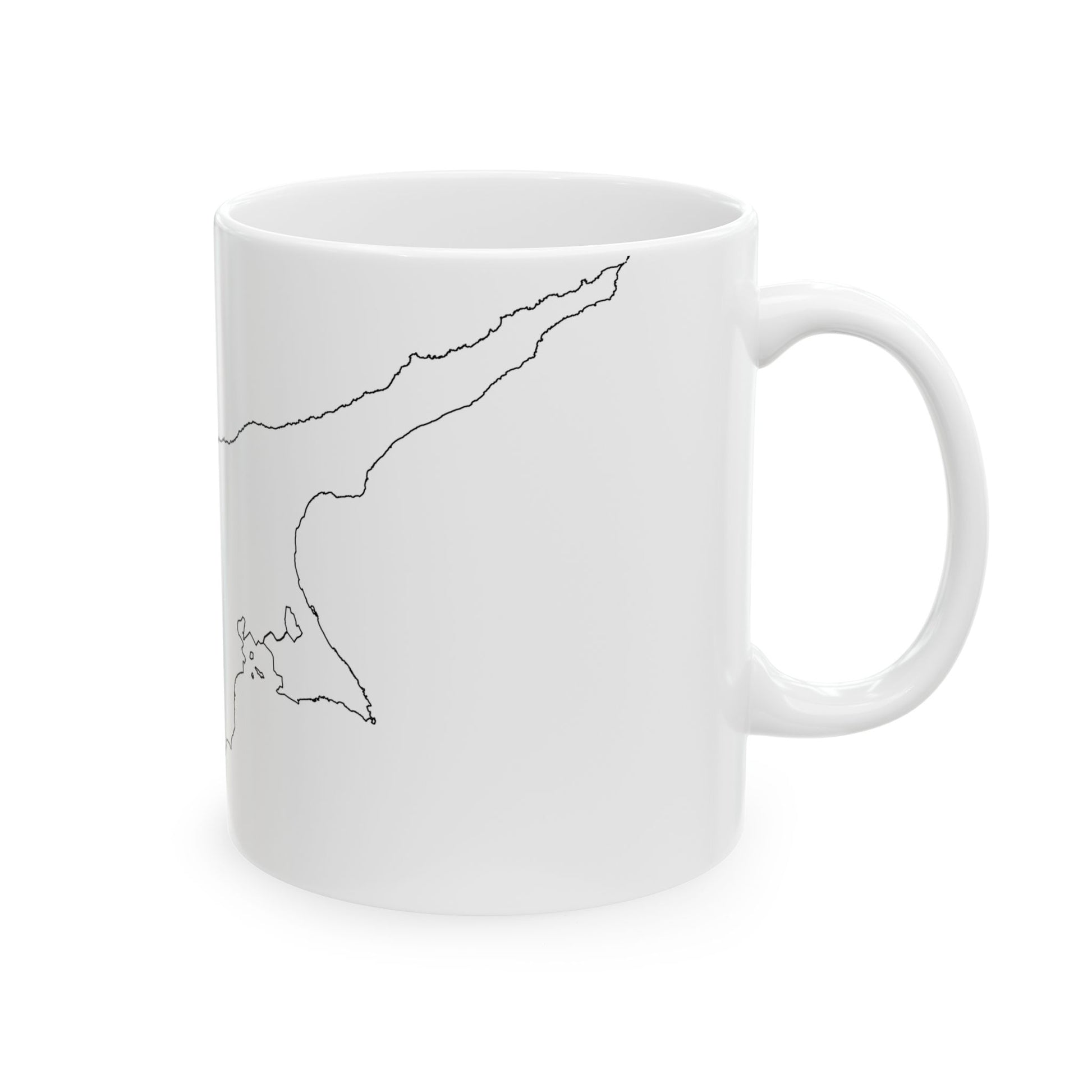 Cyprus-Flagmap (Cyprus) White Coffee Mug-Go Mug Yourself