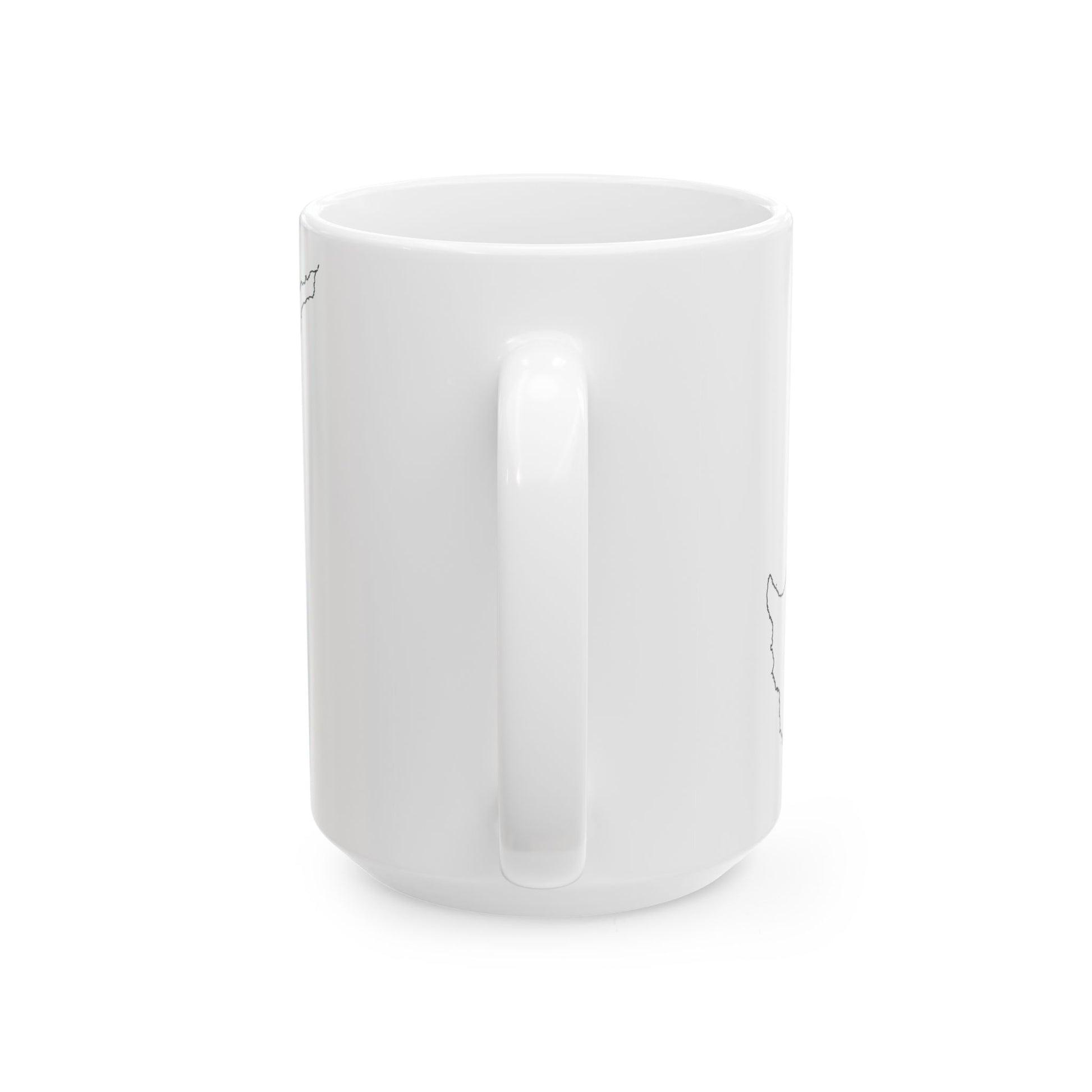 Cyprus-Flagmap (Cyprus) White Coffee Mug-Go Mug Yourself