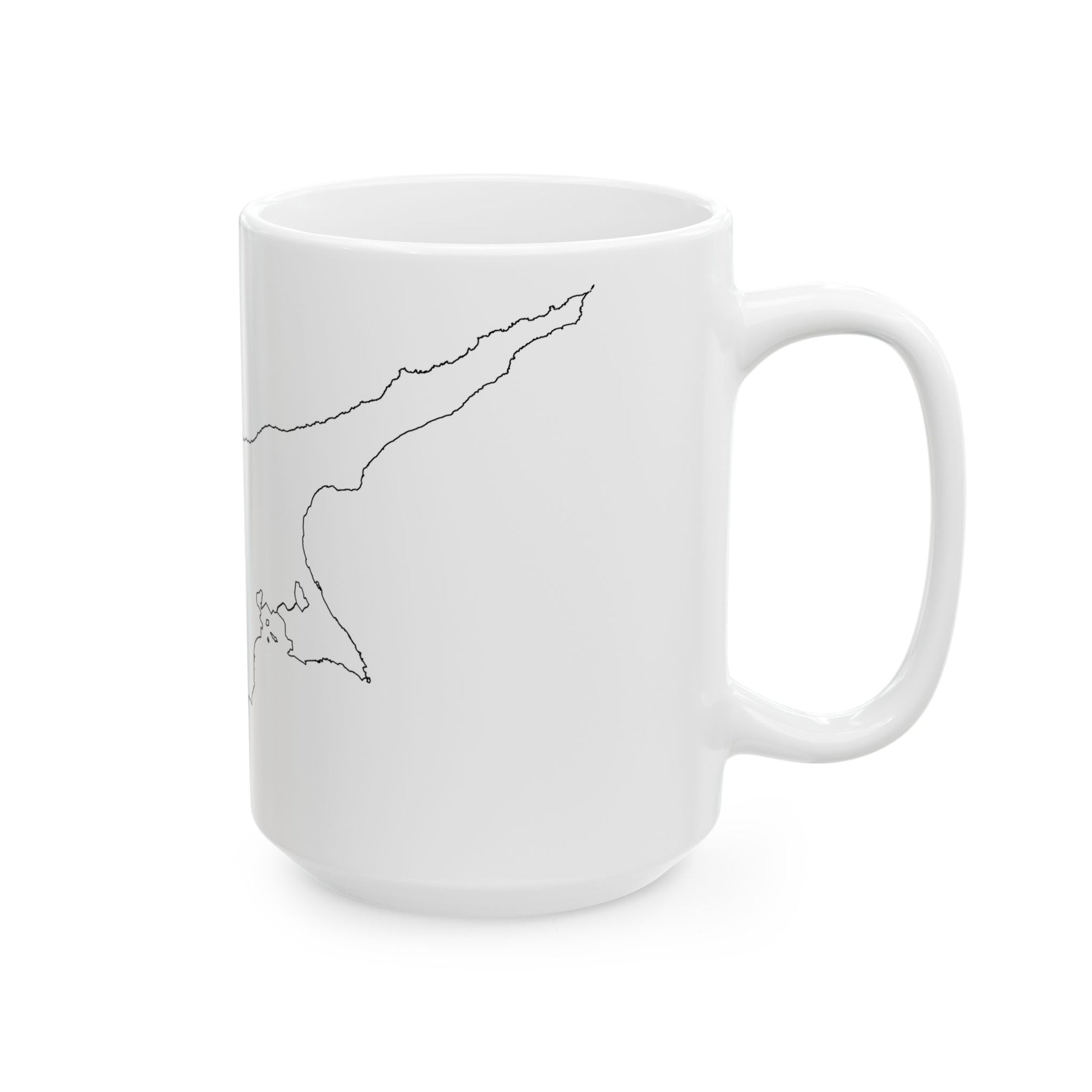 Cyprus-Flagmap (Cyprus) White Coffee Mug-Go Mug Yourself