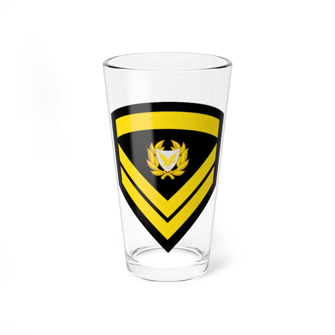 Cyprus Navy OR 6 (Cyprus) (Military Rank) Pint Glass 16oz 16oz - Go Mug Yourself
