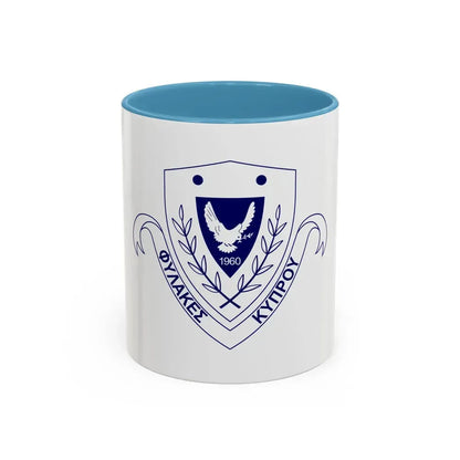 Cyprus Prisons Department - Accent Coffee Mug 11oz Light Blue - Go Mug Yourself