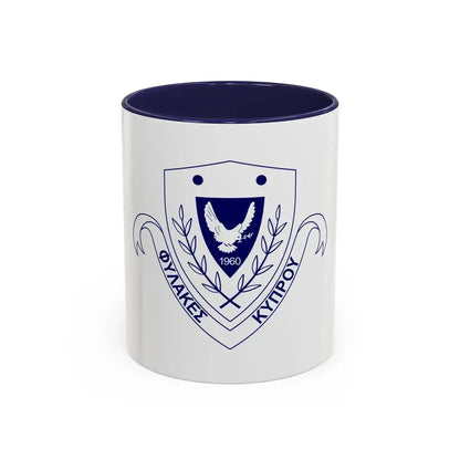 Cyprus Prisons Department - Accent Coffee Mug 11oz Navy - Go Mug Yourself