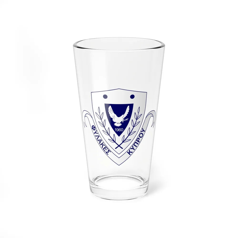 Cyprus Prisons Department - Pint Glass 16oz-16oz-Go Mug Yourself