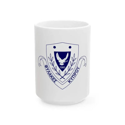 Cyprus Prisons Department - White Coffee Mug 15oz - Go Mug Yourself