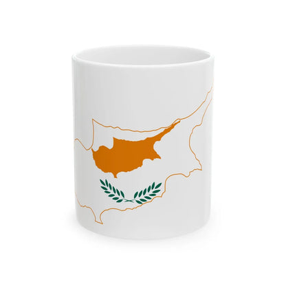 Cyprus stub (Cyprus) White Coffee Mug 11oz - Go Mug Yourself