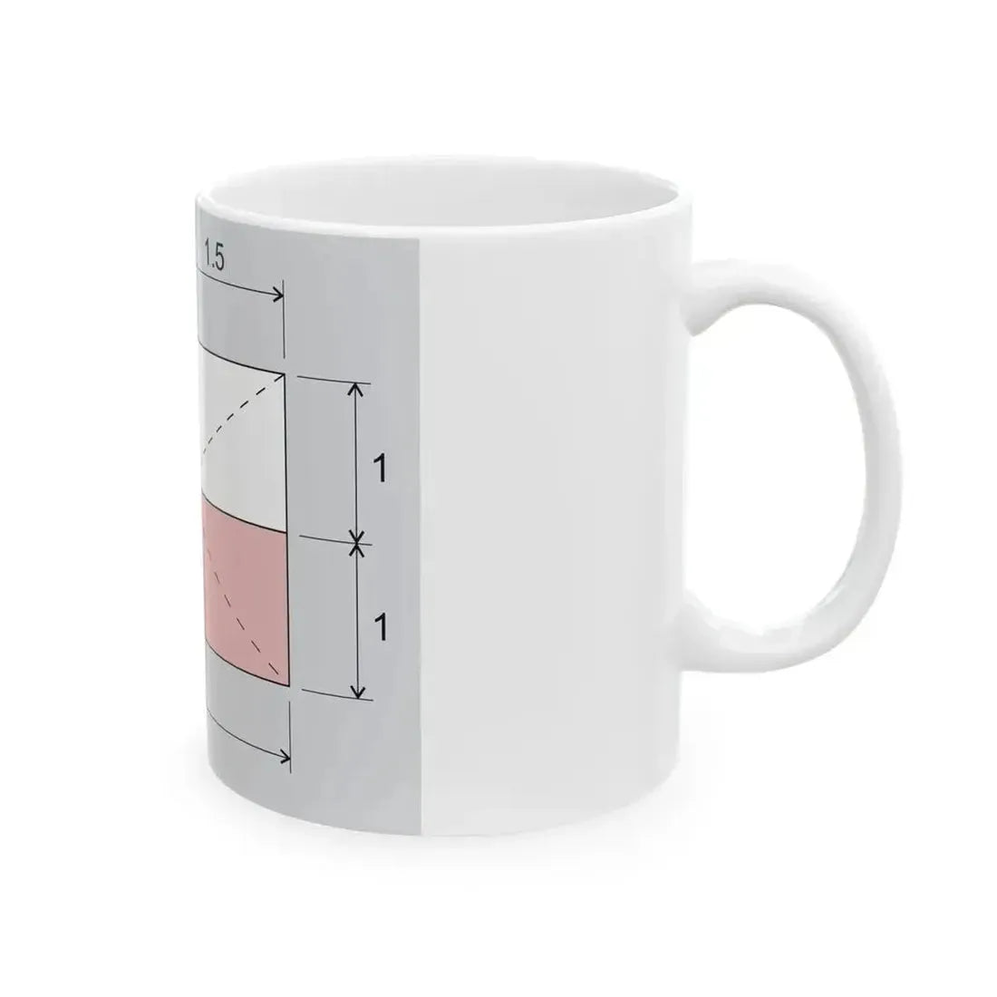 Czech flag construction (Czech Republic) White Coffee Mug - Go Mug Yourself