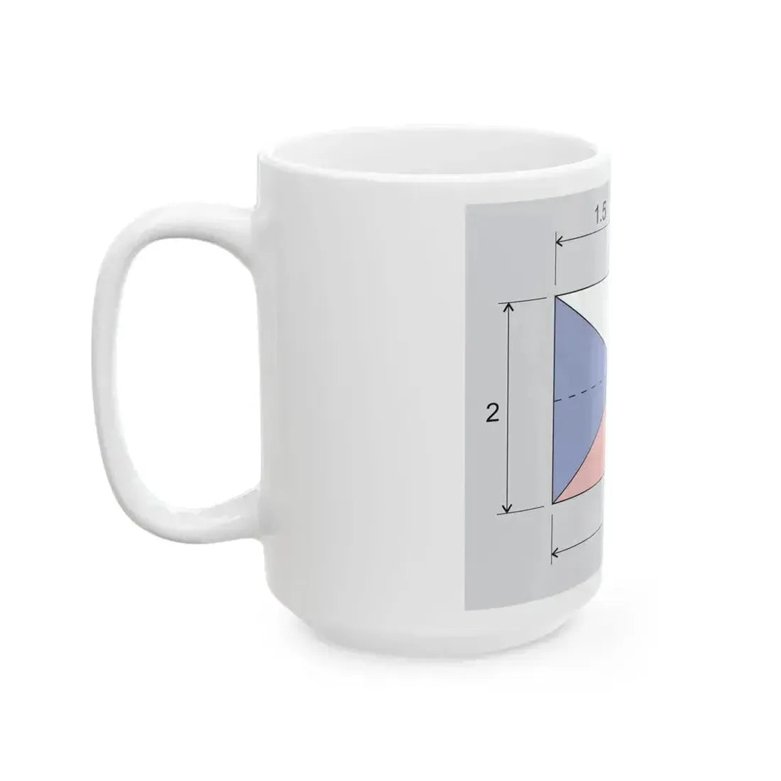 Czech flag construction (Czech Republic) White Coffee Mug - Go Mug Yourself