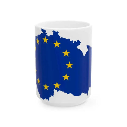 Czech Republic EU (Czech Republic) White Coffee Mug 15oz - Go Mug Yourself