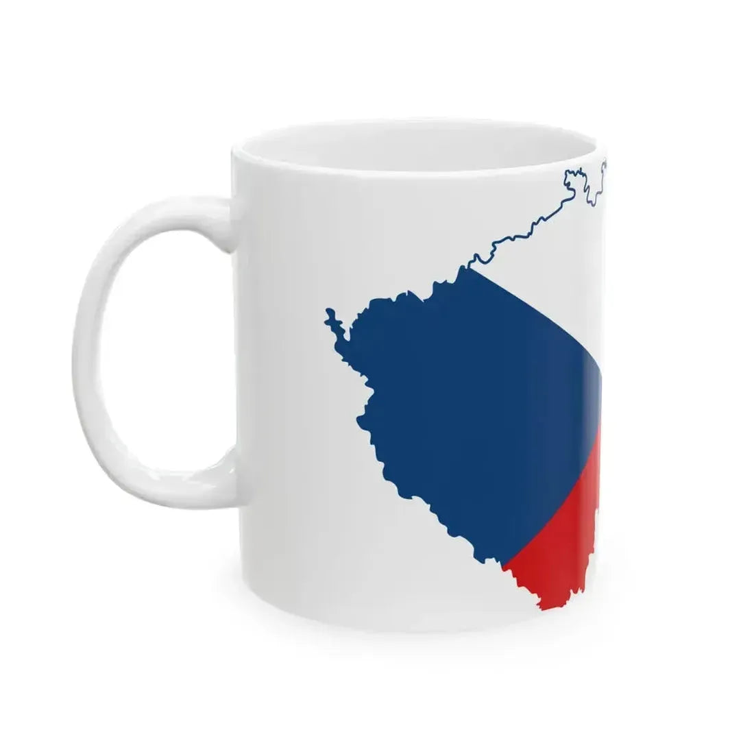 Czech Republic stub (Czech Republic) White Coffee Mug - Go Mug Yourself