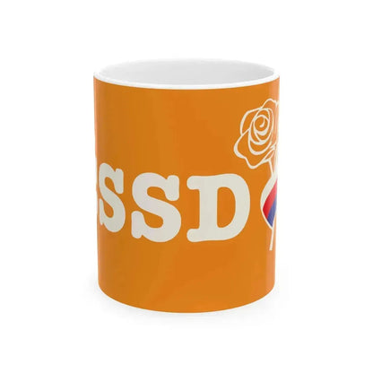 Czech Sovereignity of Social Democracy Flag (Czech Republic) White Coffee Mug 11oz - Go Mug Yourself