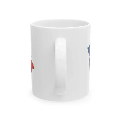 Czechia-Flagmap (Czech Republic) White Coffee Mug - Go Mug Yourself