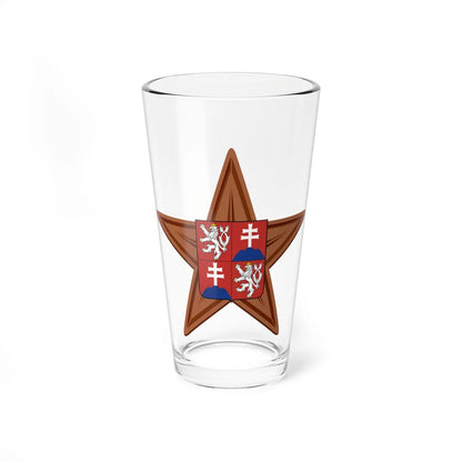 Czechoslovakia barnstar (Slovakia) (Coat of Arms) Pint Glass 16oz 16oz - Go Mug Yourself