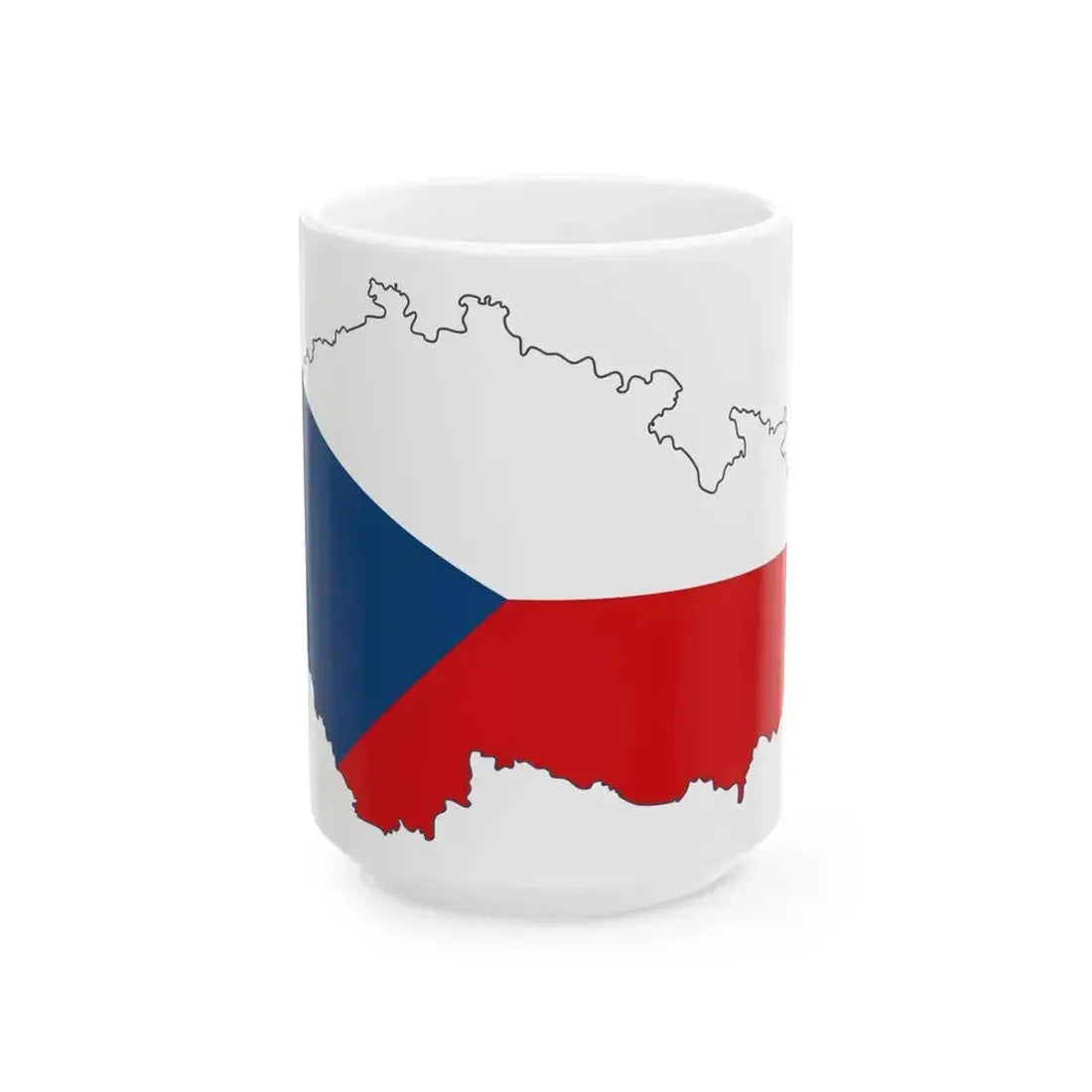 Czechy (Czech Republic) White Coffee Mug 15oz - Go Mug Yourself