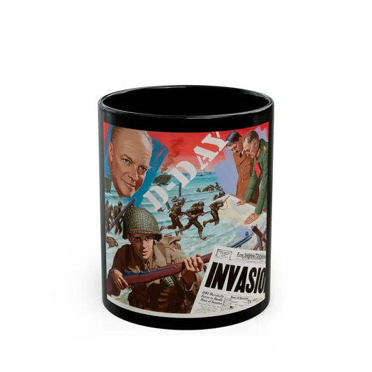 D-Day - Black Coffee Mug 11oz - Go Mug Yourself
