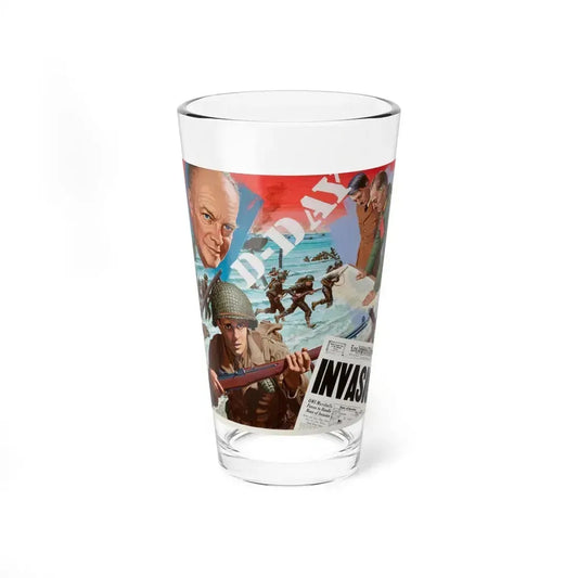 D-Day - Pint Glass 16oz 16oz - Go Mug Yourself
