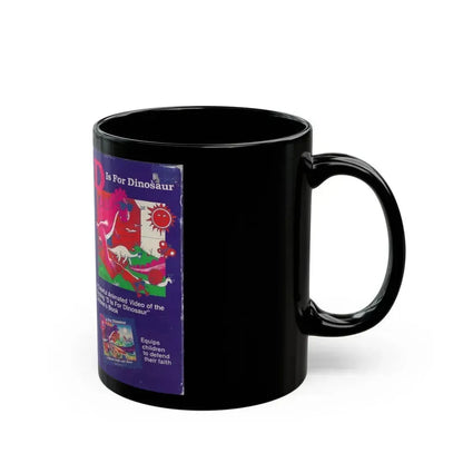 D IS FOR DINOSAUR (VHS COVER) - Black Coffee Mug - Go Mug Yourself